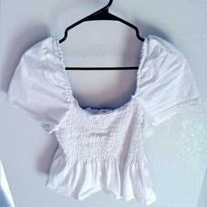 H&M shoulder hugging crop top